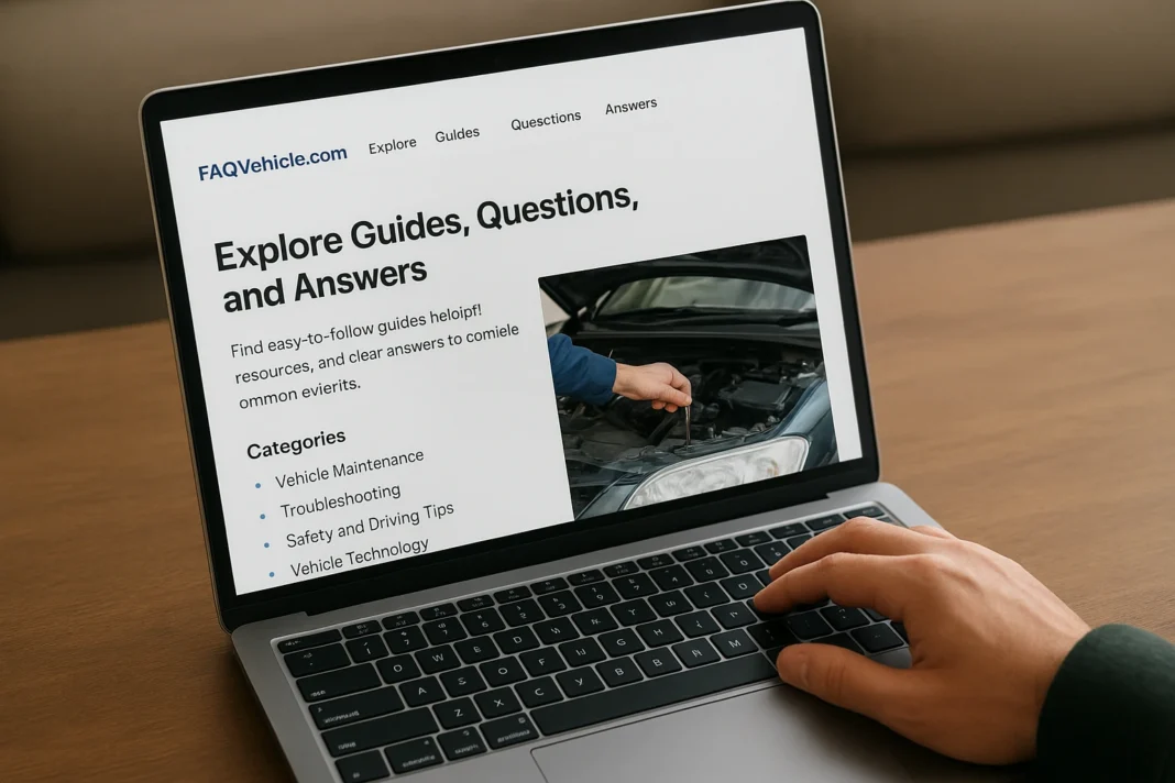 Faqvehicle com: Explore Guides, Questions, and Answers